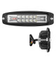 48W LED Boat -  DC9-60V - Black casing spreader light - Emmitt Color: Tri-color  - WK-48BTX-AZLED